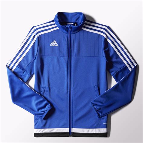 blaue jacke mit weißen punkten adidas|blaue Jacken für Damen .